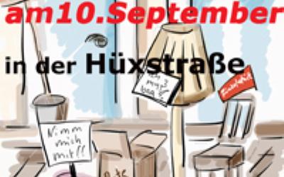 Musik, Reste, Deko & Kurioses in der Hüxstraße am 10.9.16