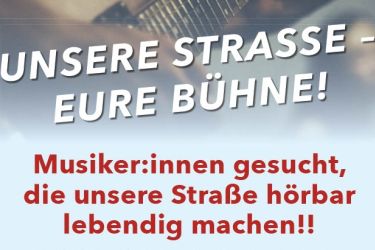 Künstler & Musiker für die Hüxstraße gesucht
